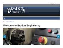 Tablet Screenshot of bradon.co.uk